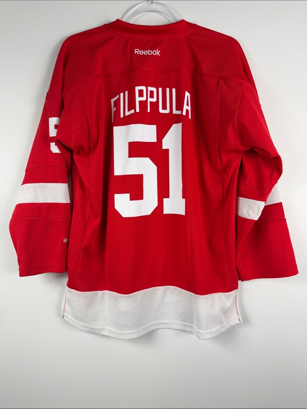 Reebok Detroit Red Wings Flippula Jersey Youth L/XL NHL Hockey Red - Picture 6 of 7